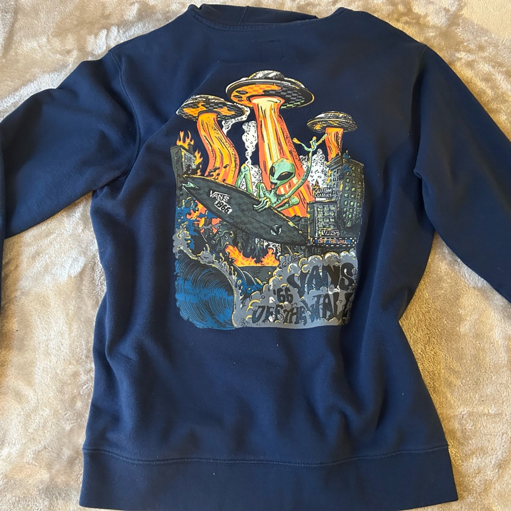 Vans ALIEN Navy Graphic Men's Sweater